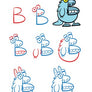 Turn the letter B into a fun monster