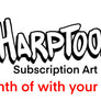 Receive a FREE month of Harptooniacs Subscription Art Lessons with your book order.