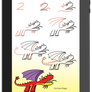 Learn how to turn numbers into dragons with no erasing.