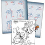 Print drawing and coloring pages to share with kids