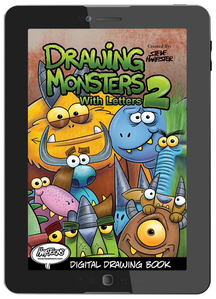 Drawing Monster Withe Letters 2 in digital download for smartphones and tablets