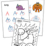 Print off drawing and coloring pages to share with kids
