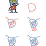 Easy to follow drawing steps make drawing simple and fun for everyone.