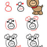 turn numbers into cute animals