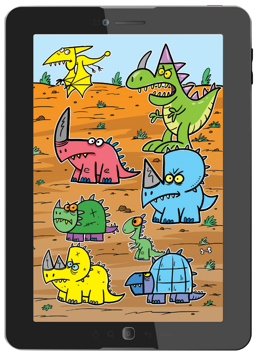 Check out all the amazing and fun dinosaurs you get to draw with this book.