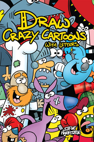 Learn how to turn letters into CRAZY cartoons with this amazing how to draw book!