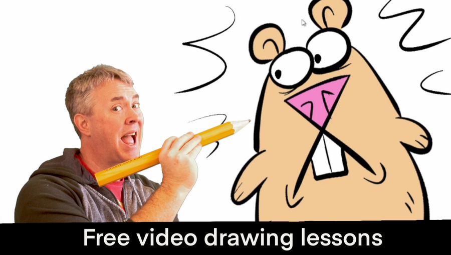 PLUS - Receive a FREE series of video drawing lessons as a gift with your purchase. 