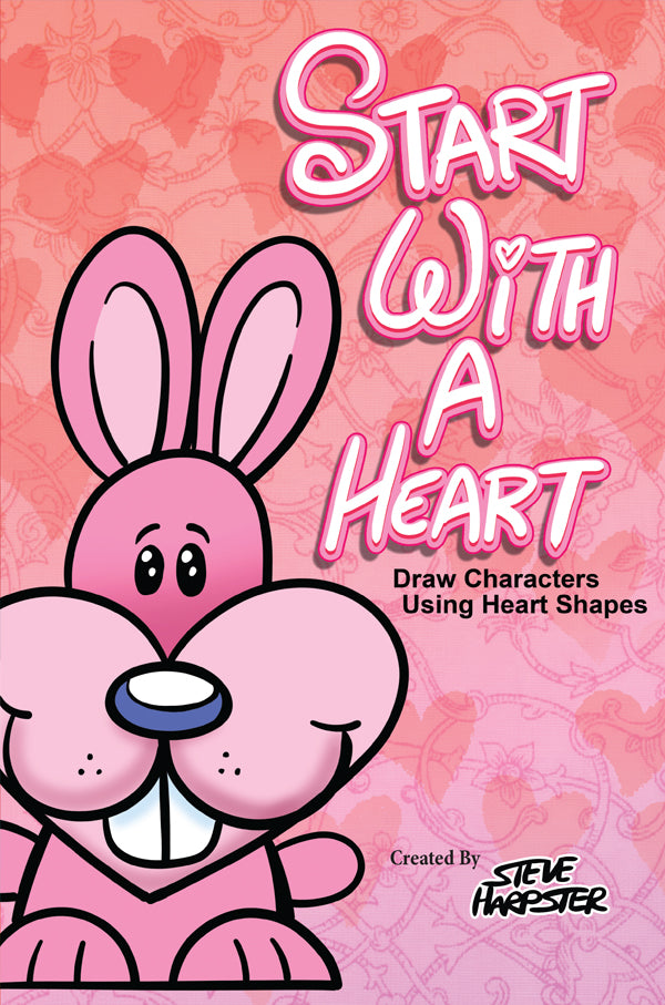 Learn how to draw characters by starting with a heart shape. 