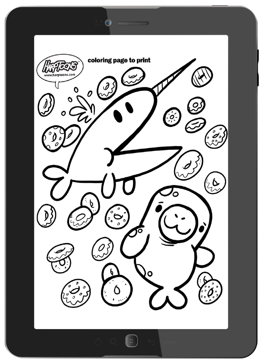 Print off coloring pages and how-to-draw pages to use over and over again.